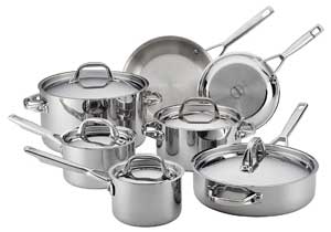 Anolon Tri Ply Clad Stainless Steel Cookware Set
