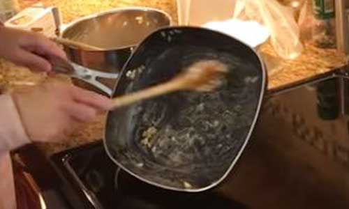Cleaning granite cookware with vinegar